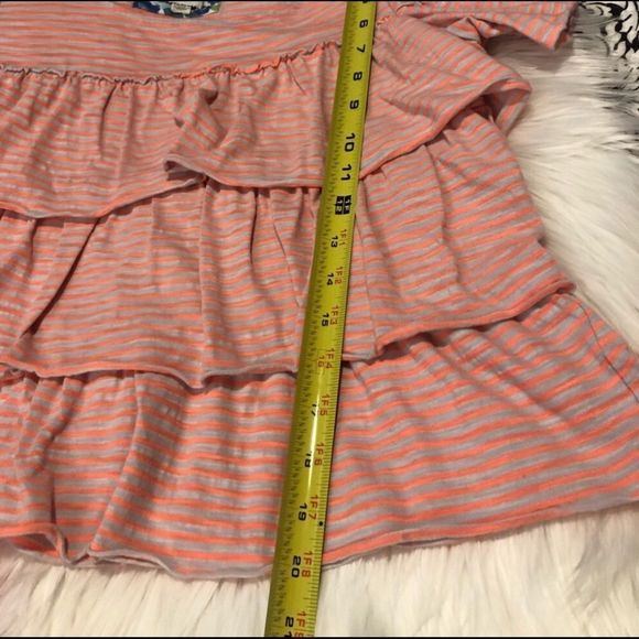 Anthropologie Postmark Ruffle Striped Top - Picture 7 of 8